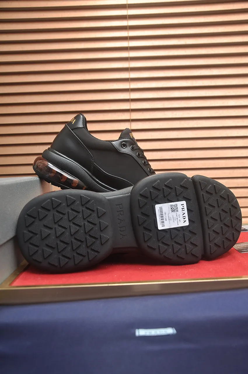 Men's shoes 💰700💶[PRADA] Men's shoes counter hot sale, official website synchronization, 👑Top version ✔️Original cowhide upper + cowhide lining, 1🆚1 replica, original original sole [black/blue/brown 3 colors] 🎯 Material: cowhide surface 🎯 Inner lining: cowhide 🎯 Sole: original molded outsole 🎯 size: Male 38-45 (45 is custom-made and cannot be returned or exchanged)